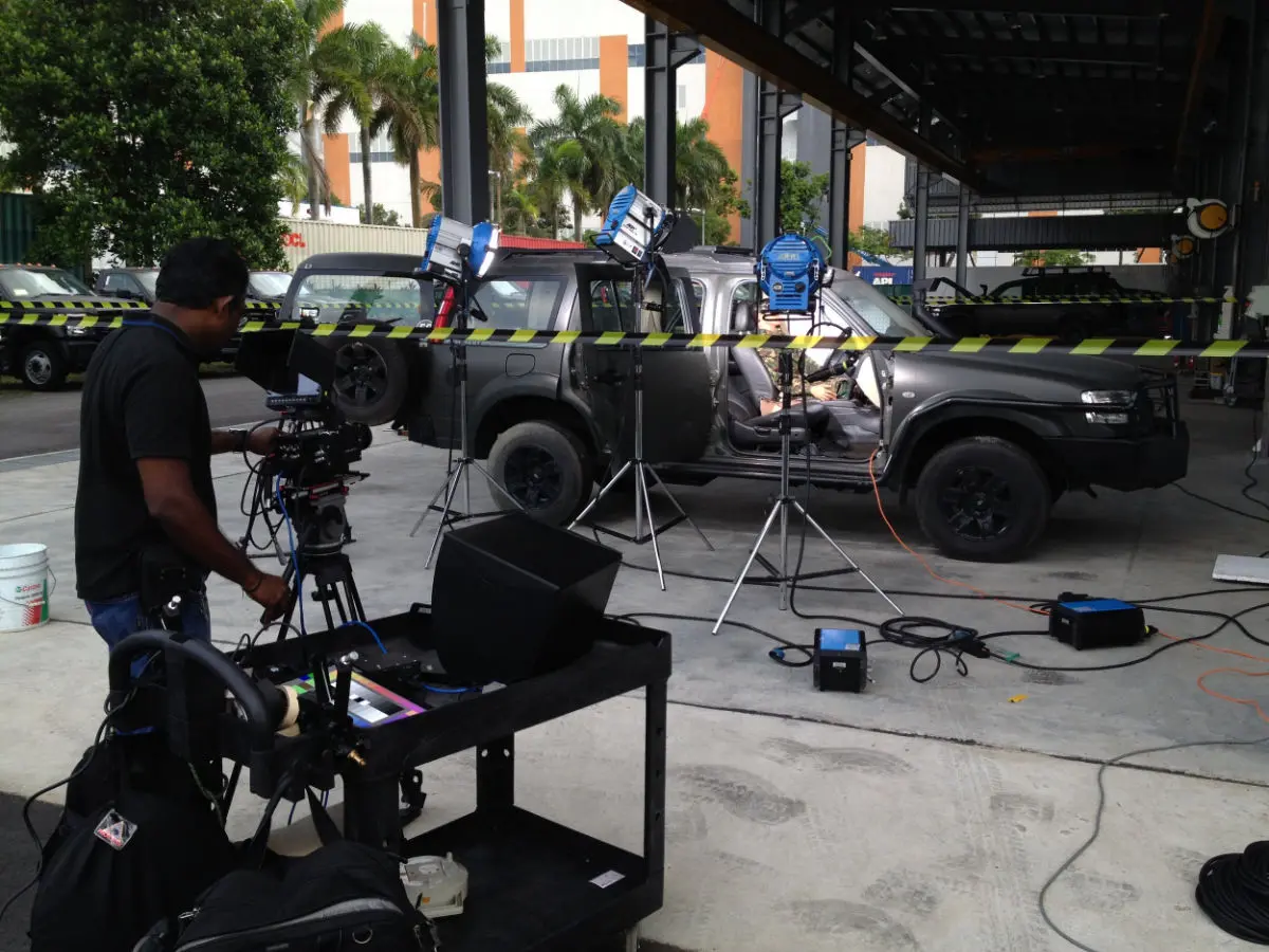 Safety Airbag testing for Mindef vechicles