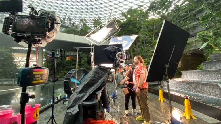 STB commercial video setup at Jewel