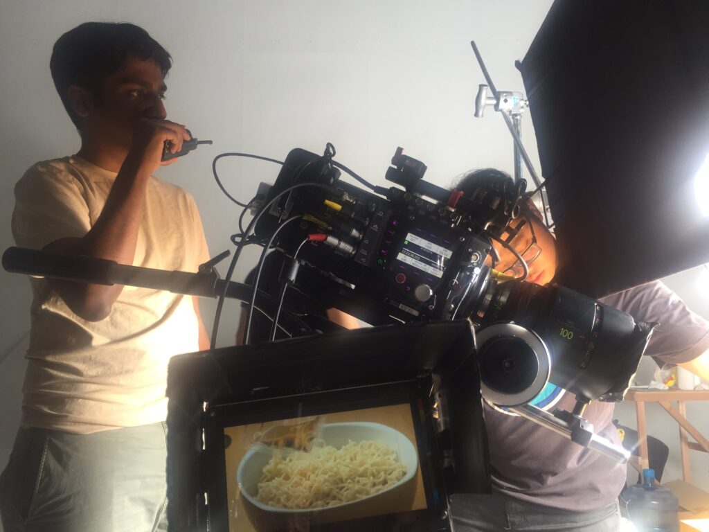 High-speed camera setup for slow-motion video production in Singapore