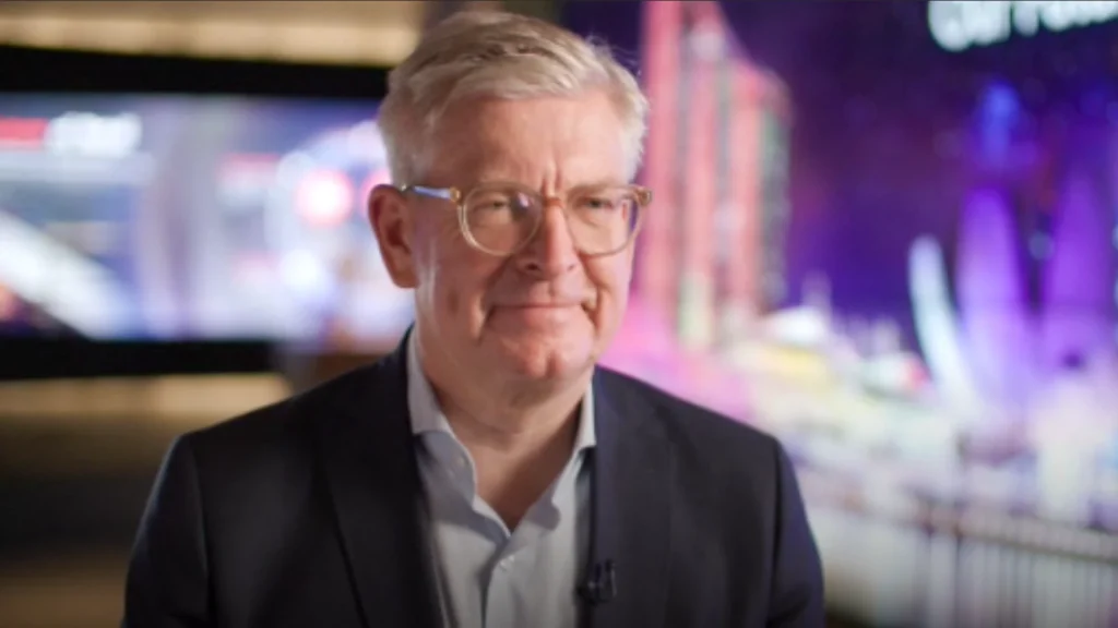 Börje Ekholm in a corporate interview filmed by T-Eight in Singapore